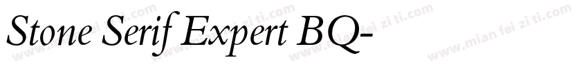 Stone Serif Expert BQ字体转换